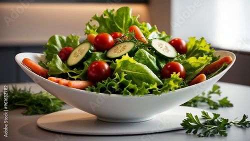 salad with vegetables