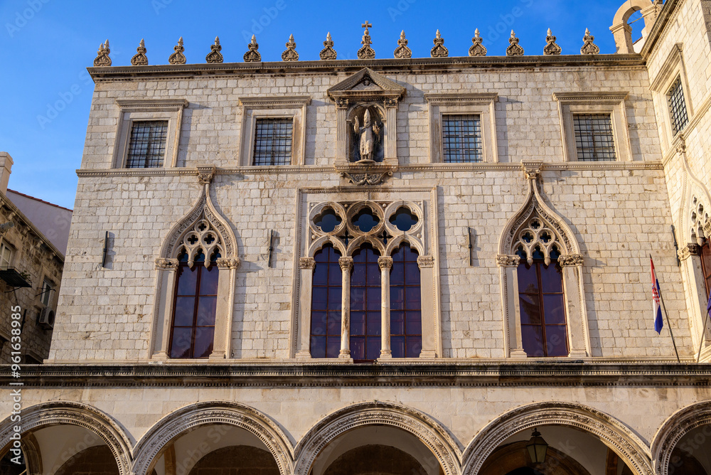 Fototapeta premium Rector's Palace, former seat of the Rector of the Republic of Ragusa in Old town Dubrovnik, Croatia