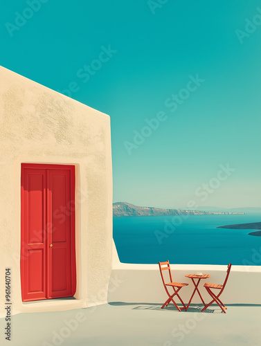 A minimalistic view of a ho...