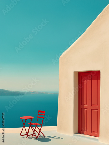 A minimalistic view of a ho...