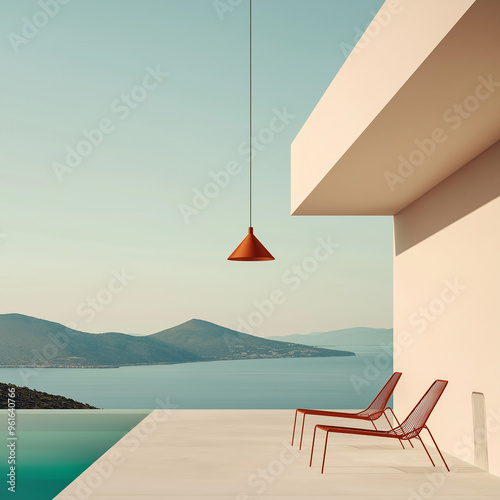 A minimalistic view of a ho...