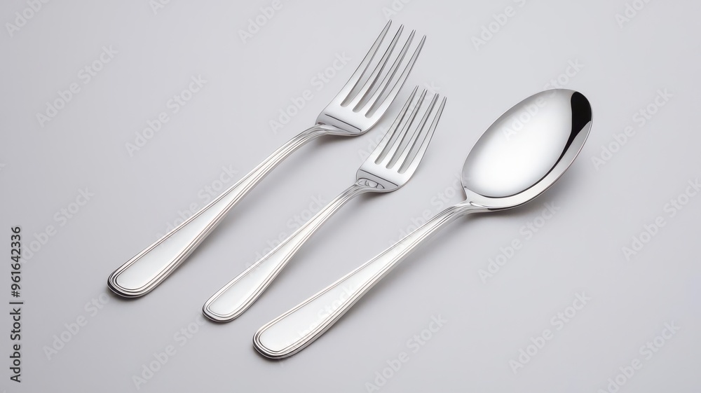 Polishing silverware to remove tarnish, making it shine for the next meal Polishing silverware to remove tarnish, making it shine for the next meal