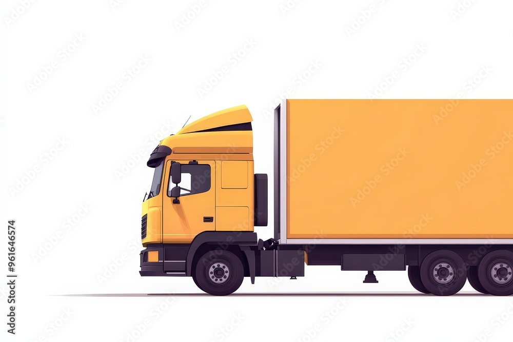 A Vibrant Yellow Truck on Display, Showcasing Its Sleek Design and Impressive Features Today A Vibrant Yellow Truck on Display, Showcasing Its Sleek Design and Impressive Features Today