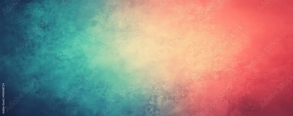 Vibrant abstract background with smooth gradient colors blending from teal to red, perfect for design, web, or artistic projects. Vibrant abstract background with smooth gradient colors blending from teal to red, perfect for design, web, or artistic projects.