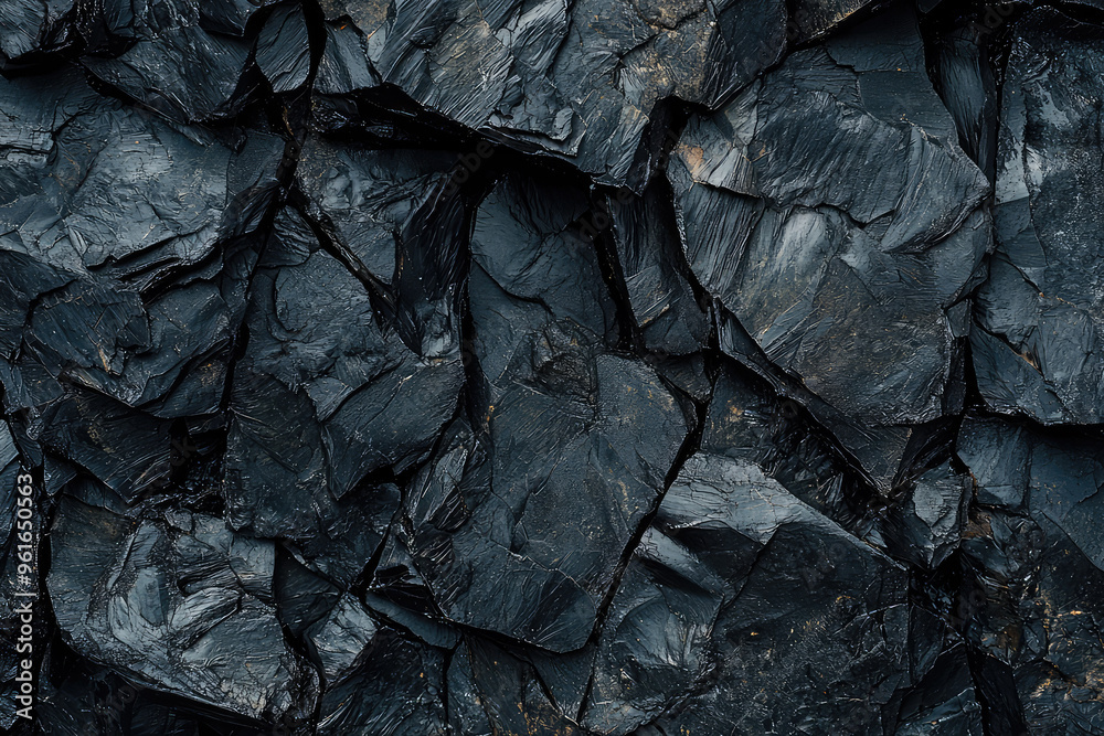 A Close-Up View of a Rough, Black Rock Surface with Uneven Texture A Close-Up View of a Rough, Black Rock Surface with Uneven Texture