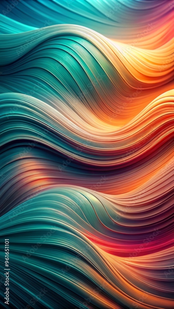 Fototapeta premium Intricate Gradient with Vibrant and Muted Tones