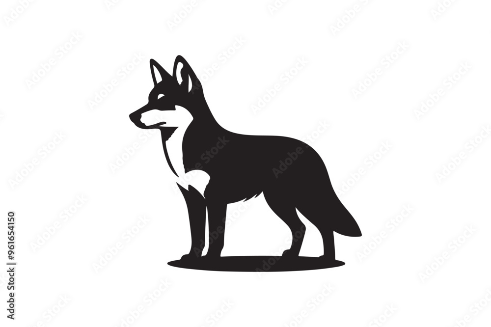 Fototapeta premium Dog vector art and illustration