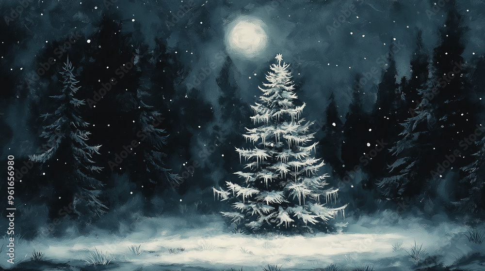 Winter Christmas Tree Winter Christmas Tree