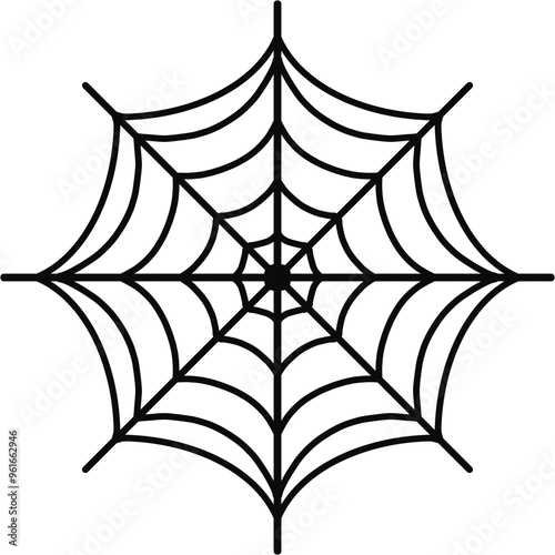 Spider web clipart for Halloween festival