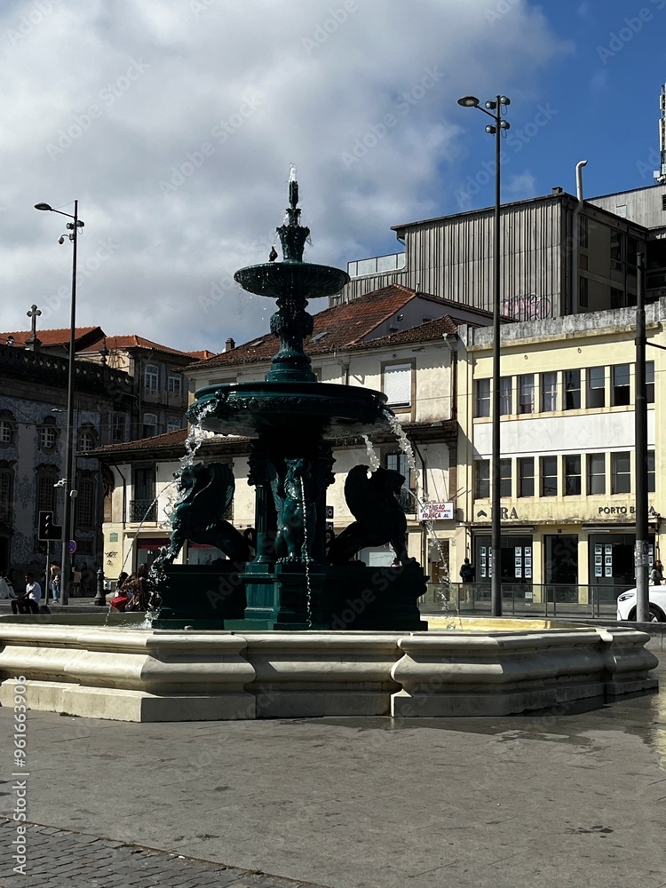 Fototapeta premium fountain in the City