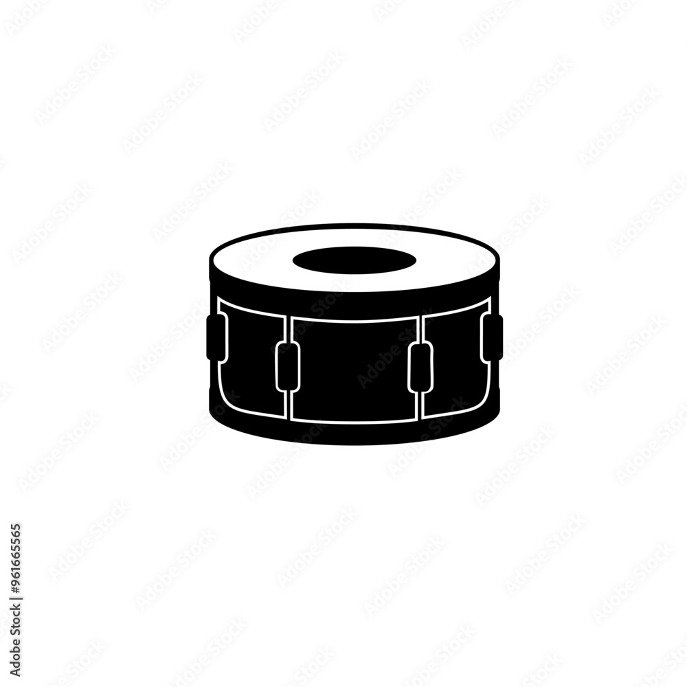 Drums on a white background. Icons of drums, percussion instruments. Vector illustration in flat or cartoon style. Drums on a white background. Icons of drums, percussion instruments. Vector illustration in flat or cartoon style.
