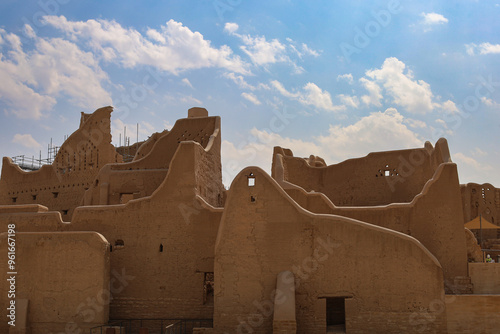 Riyadh Saudi Arabia Mar 11 2023: Al Diriyah old capital . Diriyah ruins - Saudi culture. National day photo