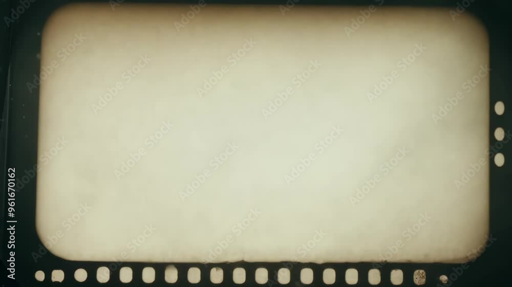 The film of an old camera frame. Sepia effect