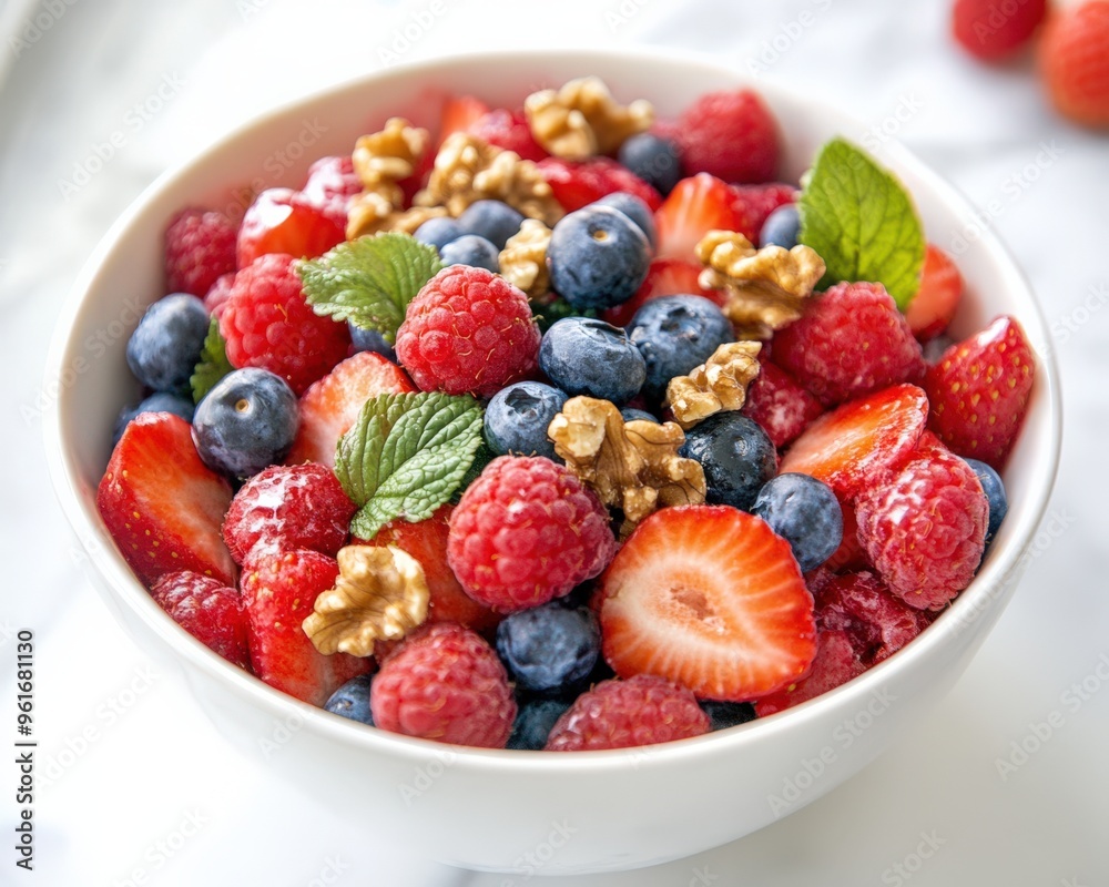 Berry Salad with Blue Cheese: A Colorful Mix of Blueberry, Raspberry, and Strawberry Berry Salad with Blue Cheese: A Colorful Mix of Blueberry, Raspberry, and Strawberry