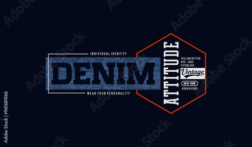 Urban edge, identity, abstract typography motivational quotes modern design slogan. Vector illustration graphics print t shirt, apparel, background, poster, banner, postcard or social media content.