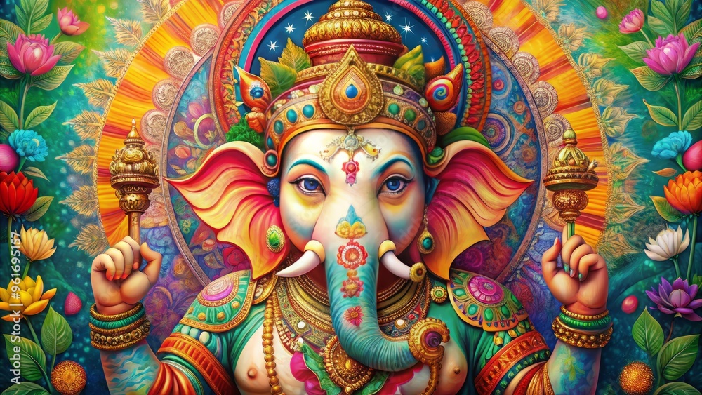 Fototapeta premium hindu temple in island