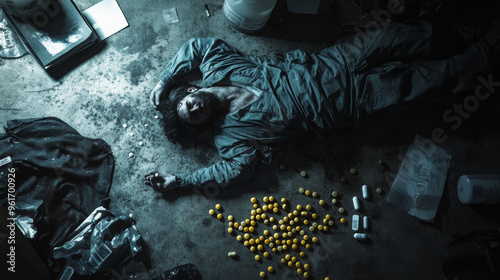 The Grim Reality of Drug Addiction: A Powerful Image
