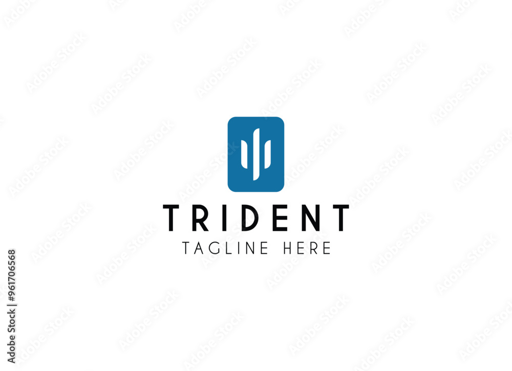 Trident graphic icon. Trident Poseidon sign in the circle isolated on white background. Vector illustration Trident graphic icon. Trident Poseidon sign in the circle isolated on white background. Vector illustration