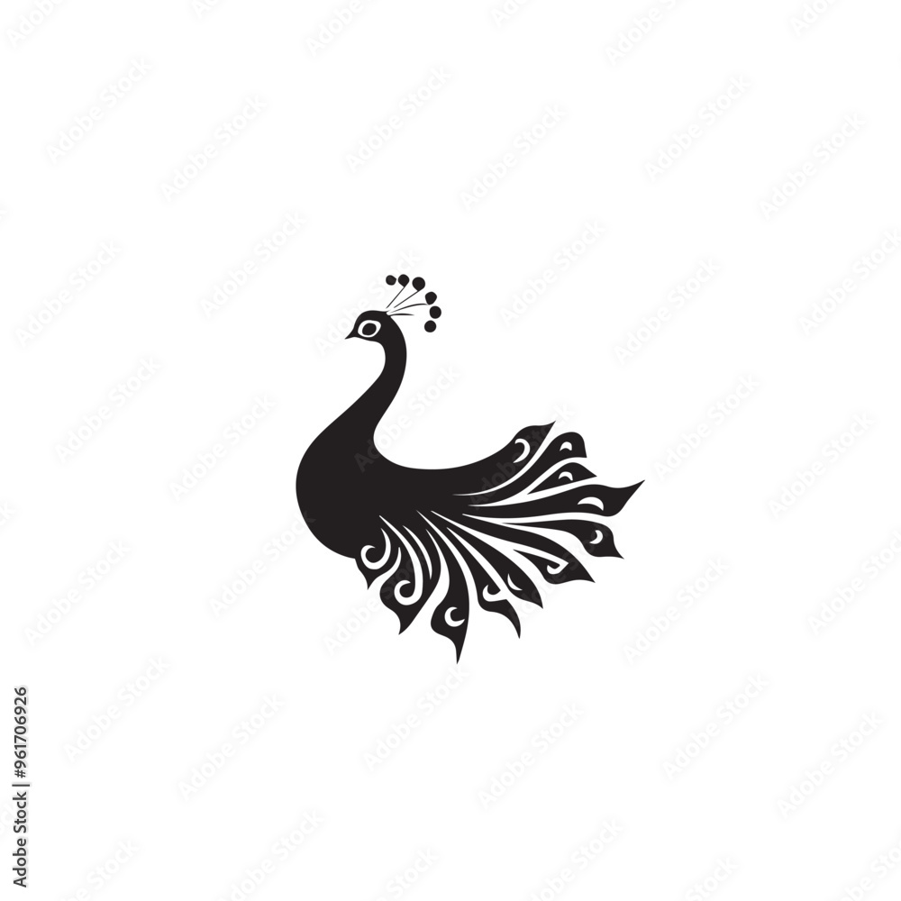 Peacock in cartoon, doodle style . Image for t-shirt, web, mobile apps and ui. Isolated 2d vector illustration in logo, icon, sketch style, Eps 10, black and white. AI Generative Peacock in cartoon, doodle style . Image for t-shirt, web, mobile apps and ui. Isolated 2d vector illustration in logo, icon, sketch style, Eps 10, black and white. AI Generative