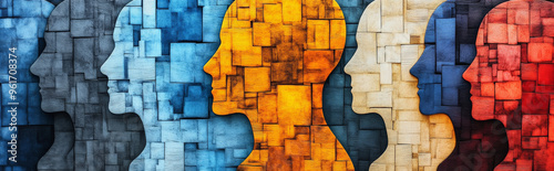 Corporate psychology thinking bias background