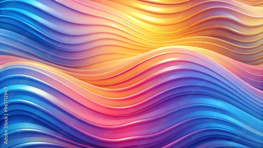 Obraz premium Vibrant Gradient with Dynamic Textures and Depth