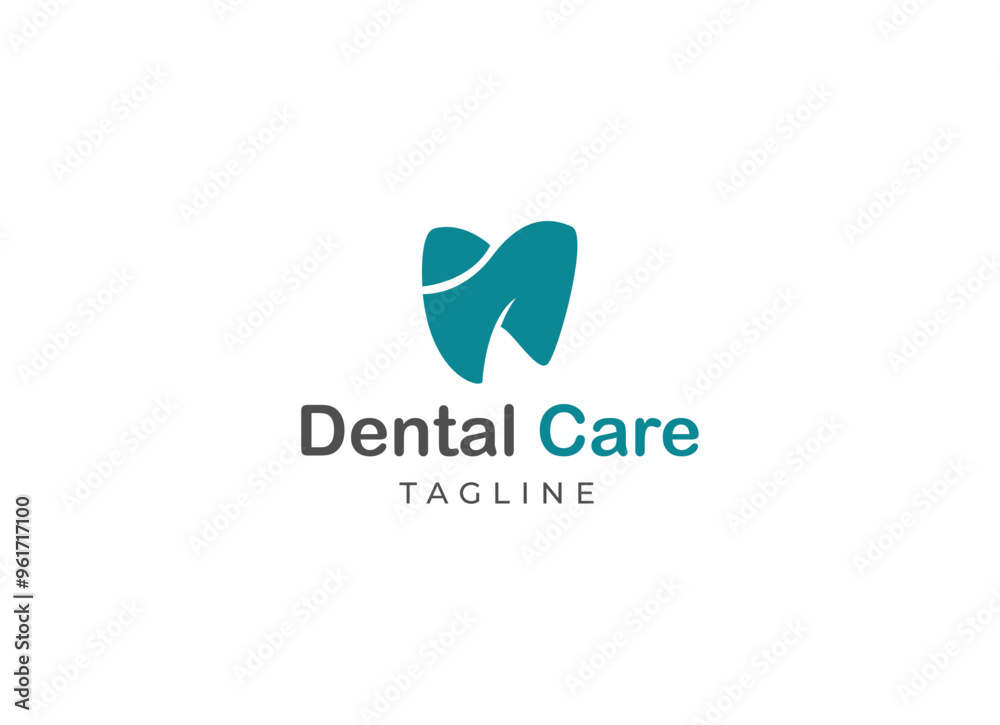 Fototapeta premium Dental care logo design vector illustration. Tooth logo design.