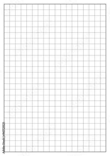 Blank white notepaper design. grid page notebook with margin. realistic square lines. lined paper blank sheets. graph paper black or grey. notebook paper background