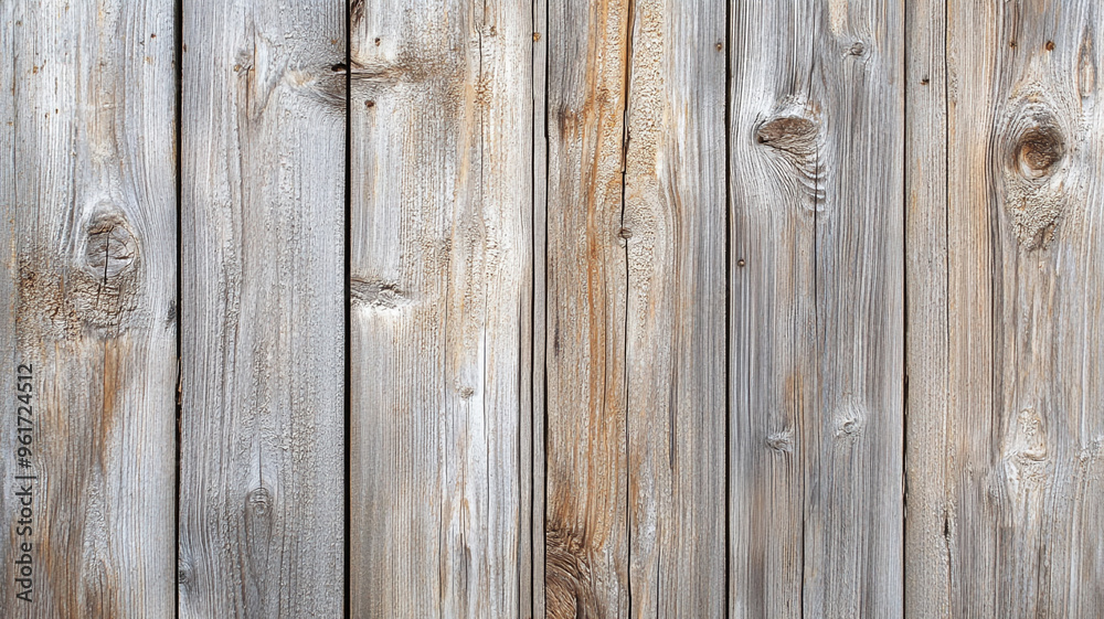 Naklejka premium A close-up of the texture and grain patterns on light wood planks