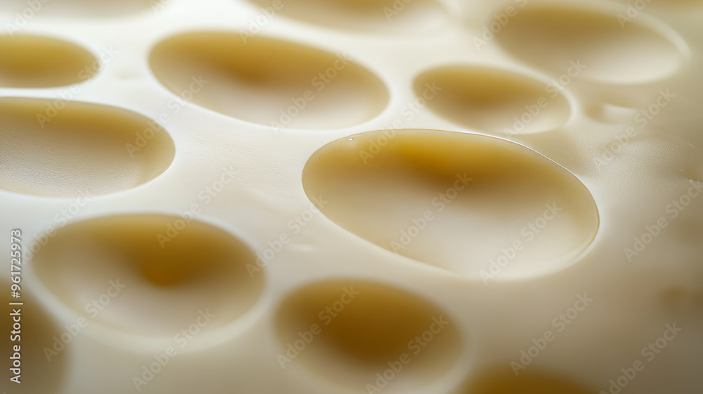 Close Up of Swiss Cheese Texture with Holes Close Up of Swiss Cheese Texture with Holes
