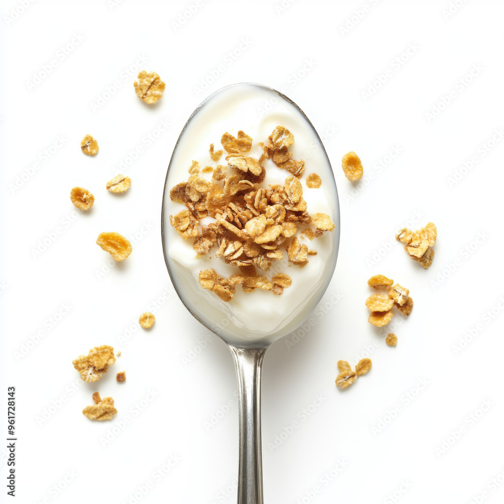 Yogurt with Granola. Yogurt with Granola.