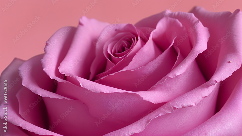 pink rose closeup