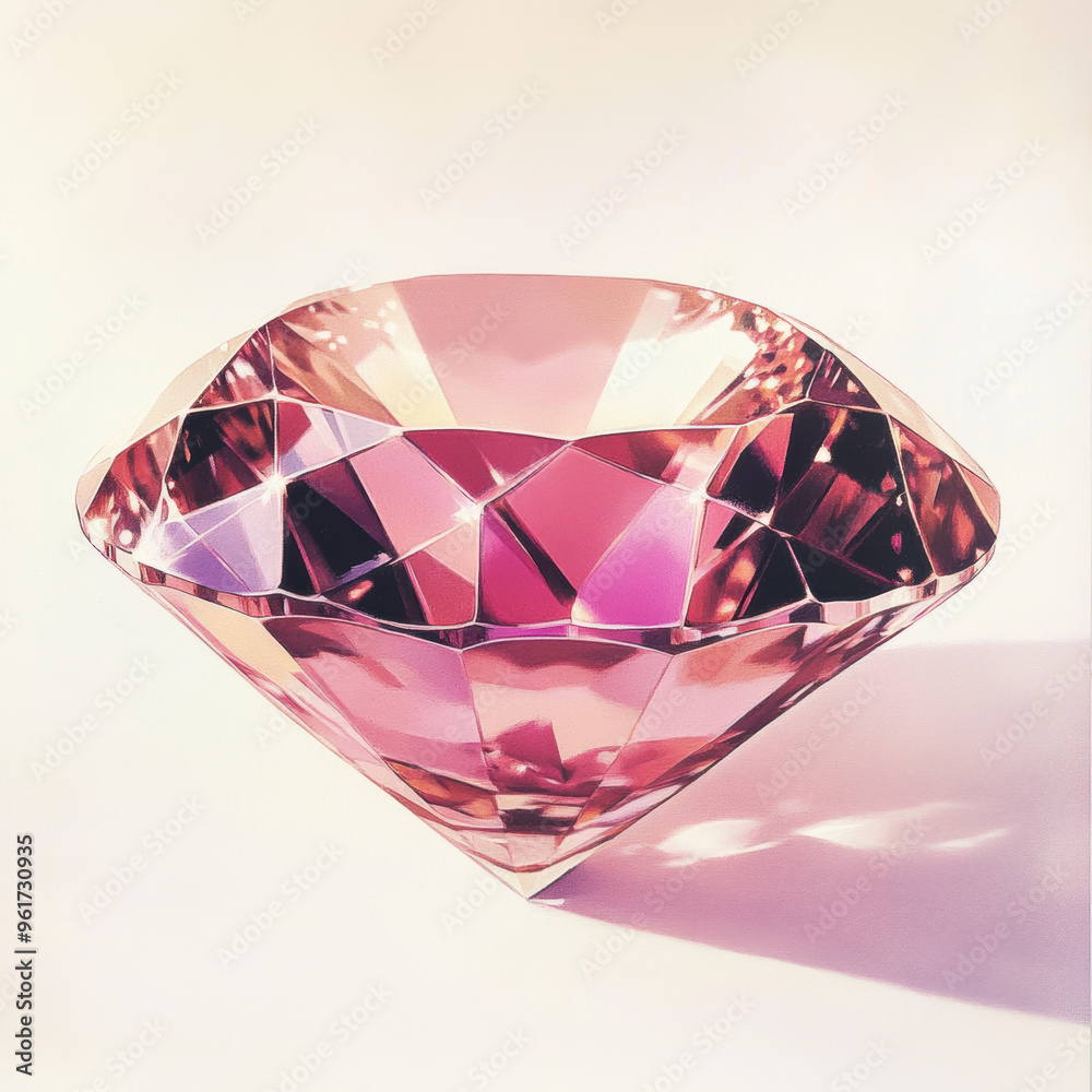 Pink Diamond Gem.