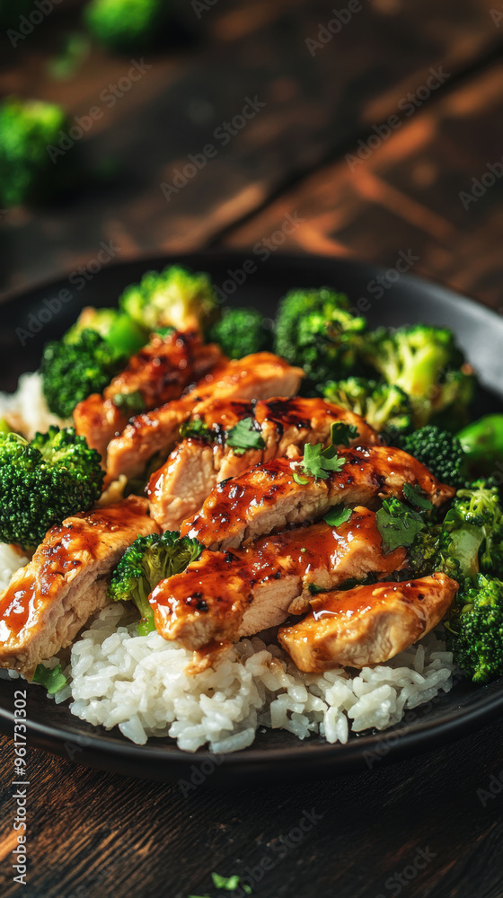 Teriyaki Chicken & Rice. Teriyaki Chicken & Rice.