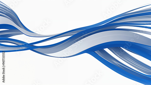 abstract blue wave