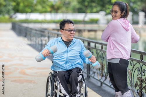 Wheelchair Fitness and Resistance Training with Partner