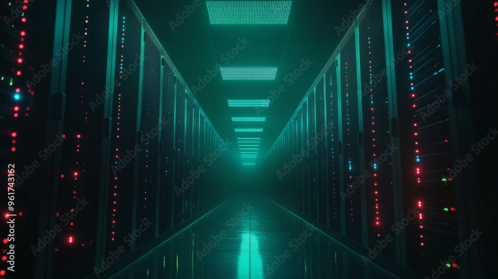 Data Center Server Room Data Center Server Room