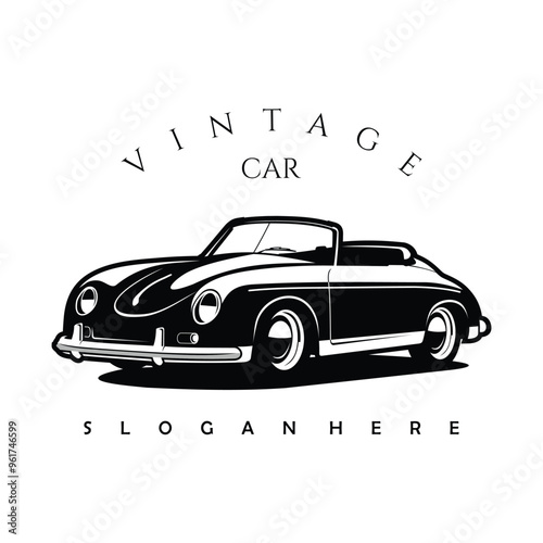 car vector illustration retro car icon classic car vintage car car car logo design