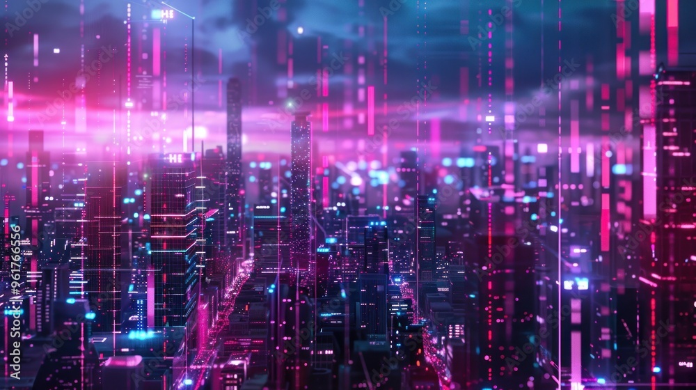 Neon Cityscape: A Futuristic Urban Dreamscape Neon Cityscape: A Futuristic Urban Dreamscape