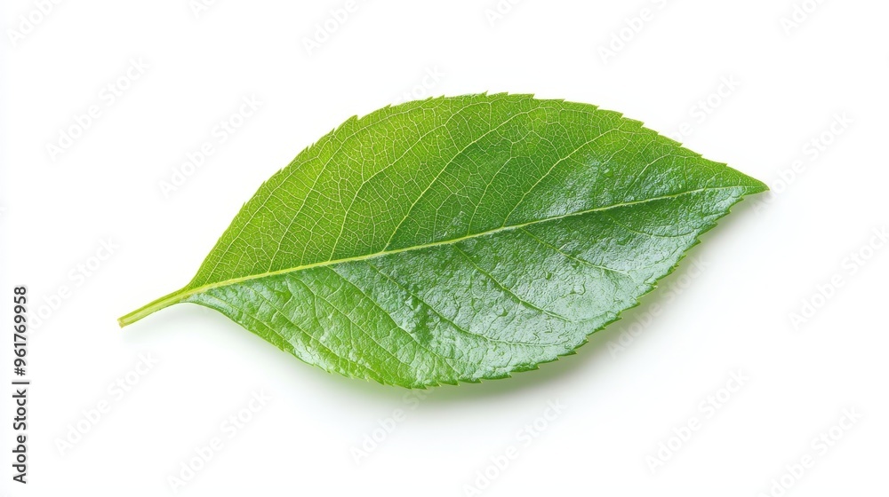 Obraz premium A clipped path of Gymnanthemum extensum isolated on white