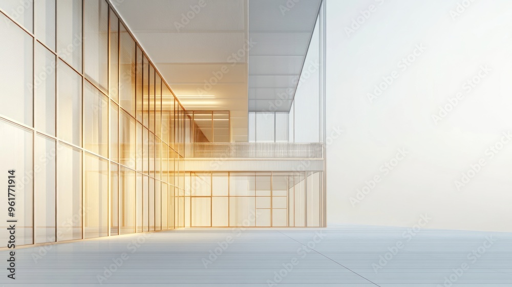 Fototapeta premium Modern Minimalist Architecture
