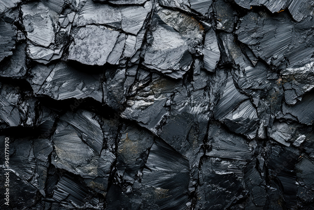 Dark and Textured: A Close-Up of Black Rock Formations Dark and Textured: A Close-Up of Black Rock Formations