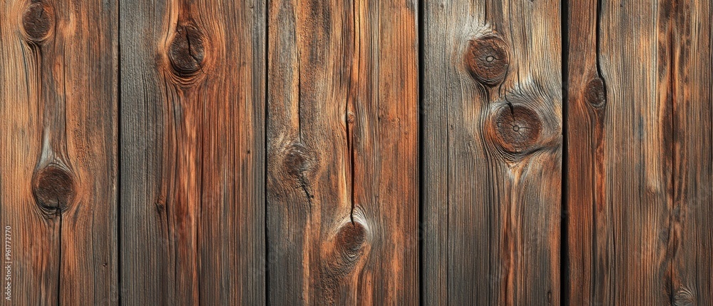 Design a background featuring a rustic wooden texture, showcasing the grain and knots in warm, earthy browns. Design a background featuring a rustic wooden texture, showcasing the grain and knots in warm, earthy browns.