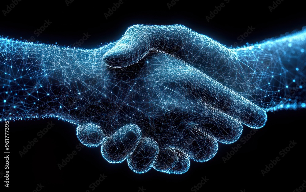 Digital Handshake: A Symbolization of Connection and Collaboration Digital Handshake: A Symbolization of Connection and Collaboration