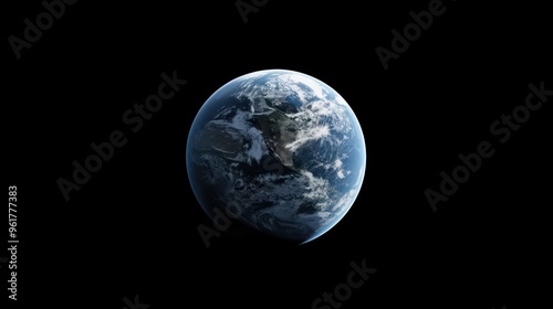Earth from Space: A Blue Marble in the Vastness of Space