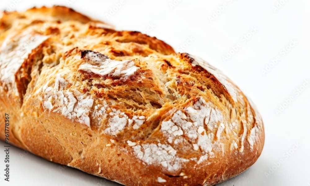 loaf bread with lot floured on top loaf bread with lot floured on top