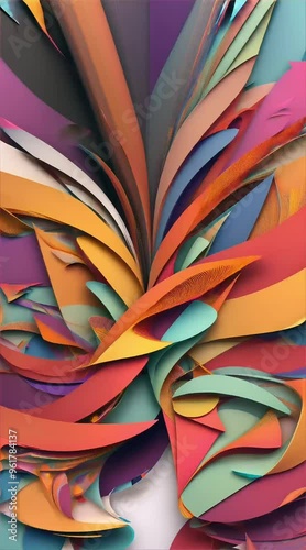 Wallpaper Mural edges of the shapes are crisp and precise Torontodigital.ca
