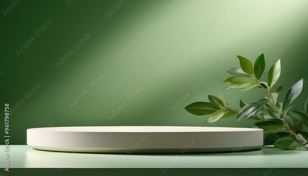 Clean minimal surface for displaying products. With copy space.