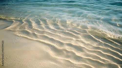 91. Smooth, soft sand with gentle ripples photo