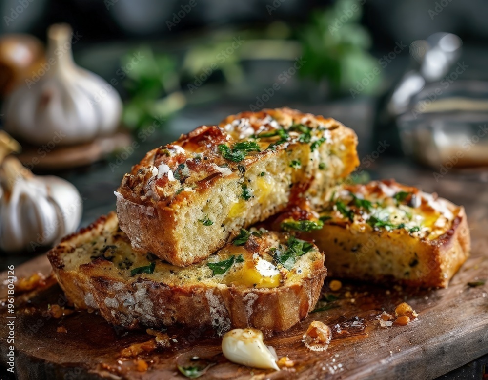garlic bread with parise garlic bread with parise