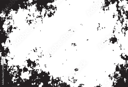 Walls of stains are caused by the rain falling and stains.